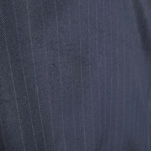 Hickey Freeman Mens 44L Navy Pinstripe 2-Button Pure Wool Sports Coat Blazer - Picture 12 of 12